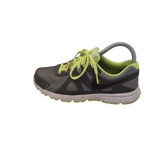 Nike Revolution‎ 2 Shoes Youth Size 4.5Y Gray Volt Running Sneakers 555082-019